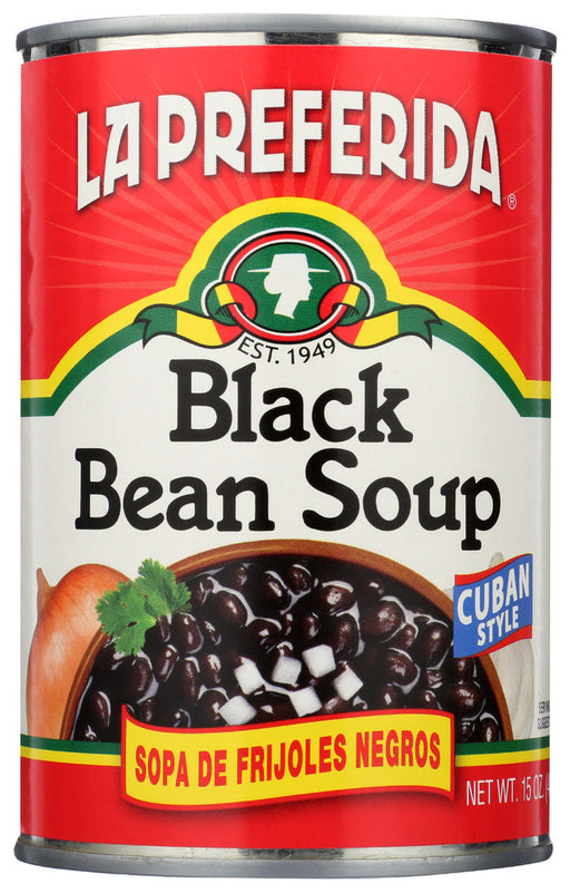 LA PREFERIDA: Black Bean Soup, 15 oz