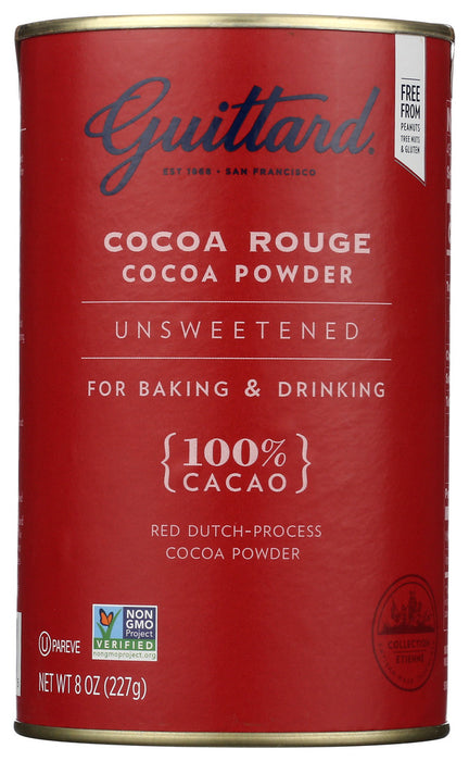 GUITTARD: COCOA POWDER-UNSWEETENED (8.000 OZ)