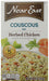  Near East Herbed Chicken Couscous is Kosher Certified. Flavorful and enticing, this dish combines 100% semolina wheat couscous with the natural savory flavor of chicken and adds in carrots, onions, parsley, garlic, spices and celery. 
