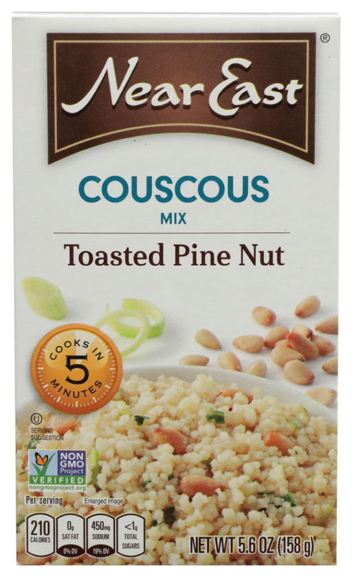 We've combined the nutty flavor of toasted pine nuts with 100% semolina wheat couscous, onions, garlic, leeks and spices to create this delicious and versatile dish.