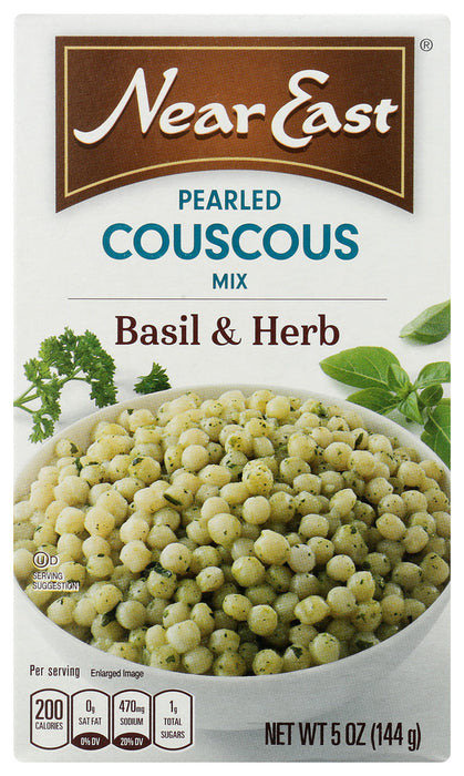 NEAR EAST: Pearled Couscous Mix Basil and Herb, 5 Oz
