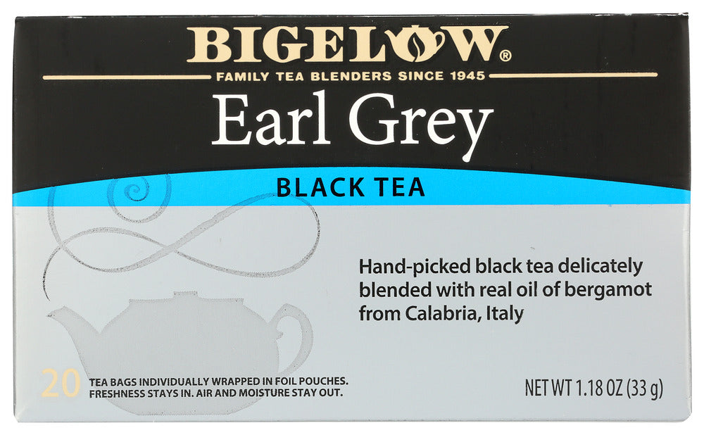 
Each ingredient has been carefully selected by the Bigelow family to deliver an uncompromised quality tea experience. That is why we only use 100% pure bergamot oil from Calabria, Italy and blend it with hand-picked black tea grown high up in the mountains.
