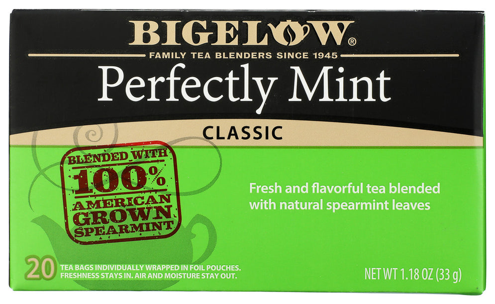 BIGELOW: Tea Black Tea Plantation Mint, 20 tea bags