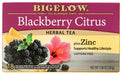 BIGELOW: Blackberry Citrus Plus Zinc Herbal Tea, 1.06 oz