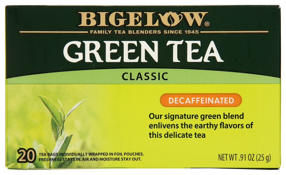 Decaffeinated Green Tea is pretty simple. It's Decaffeinated Green Tea. What makes ours so special is that we use only hand-picked tea from high elevation gardens and then we gently process it, bringing out that natural flavor people have been enjoying for centuries. Our tea is not harsh, not too grassy but smooth and very delicate.. easy to drink and enjoy the whole cup.