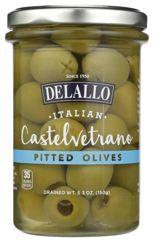 DELALLO: Olives Pitted Castelvetrano, 5.3 oz - No Brand For Less 