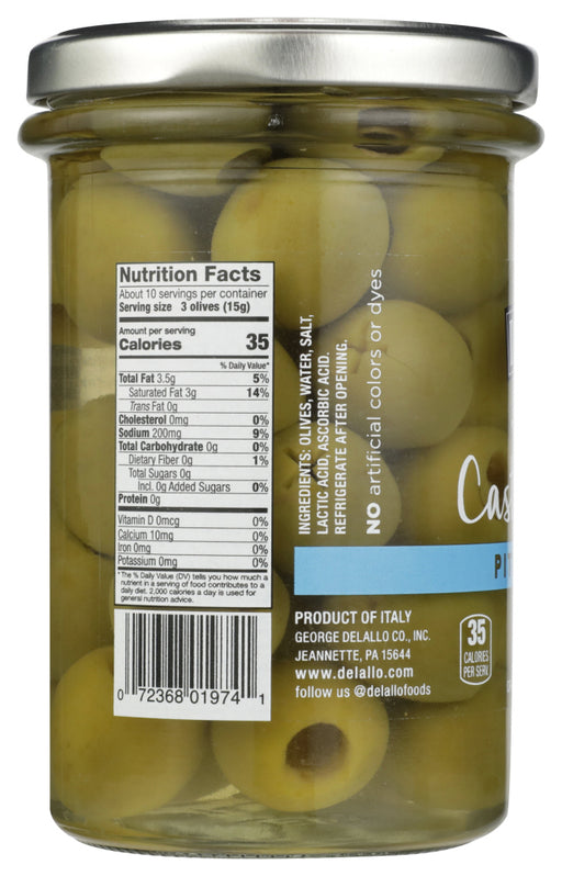 DELALLO: Olives Pitted Castelvetrano, 5.3 oz - No Brand For Less 