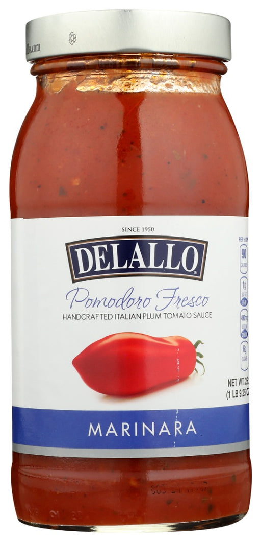 DeLallo Pomodoro Fresco Pasta Sauce is handcrafted and simmered in small batches to capture the heart of authentic Italian cuisine with fresh, simple ingredients. This timeless classic is a versatile red sauce brimming with bold, bright tomato flavor and a subtle blend of fresh herbs and spices. More than just a pasta sauce, Pomodoro Fresco shines in a number of everyday Italian recipes._