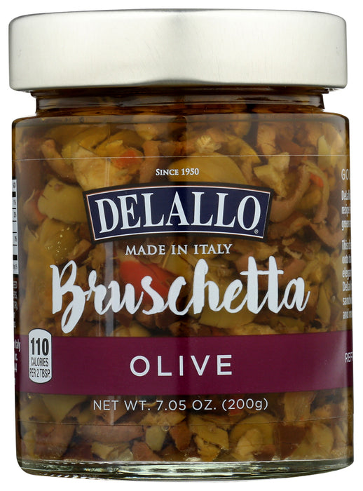 DELALLO: Bruschetta Olive, 7.05 oz - No Brand For Less 