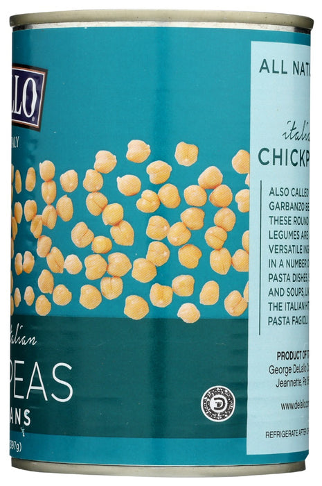 DELALLO: Bean chick Peas, 14 oz