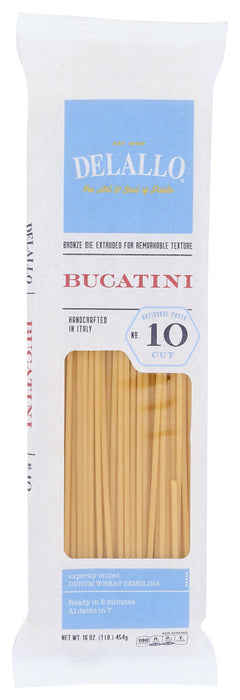 DELALLO: Bucatini #10, 16 OZ - No Brand For Less 