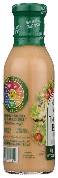 WALDEN FARMS: Thousand Island Dressing Calorie Free, 12 oz