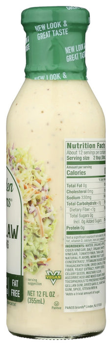 WALDEN FARMS: Caloried Free Dressing Coleslaw, 12 Oz