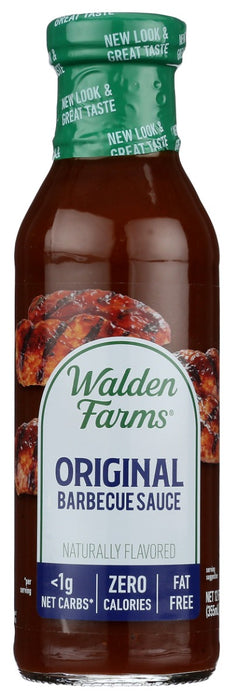 Go ahead and enjoy the delicious treat of tangy BBQ sauce and still eat healthy. Switch from sugary BBQ sauce that can easily add hundreds of calories and treat yourself to Walden Farms Calorie Free BBQ Sauces. No calories, fat, carbs, gluten or sugars of any kind. Made with minced tomatoes, apple cider, Dijon mustard, Worchester sauce, cayenne pepper, dozens of freshly ground herbs and spices and the finest imported and domestic aged vinegars.