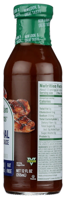 WALDEN FARMS: Original Barbeque Sauce, No Carbs And Sugar Free, 12 oz