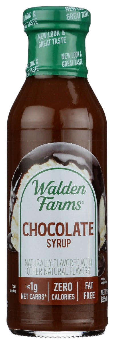 Walden Farms irresistibly sweet calorie free specialties are prepared with real fruit extracts, concentrated natural flavors, rich cocoa and other natural flavorings, all sweetened with Splenda.