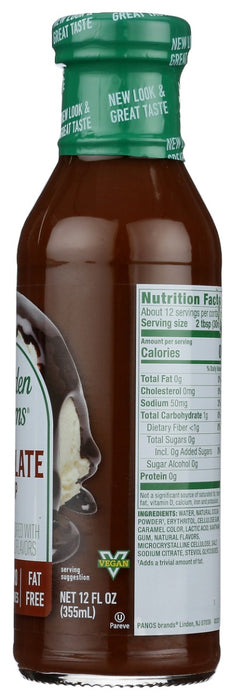 WALDEN FARMS: Calorie Free Chocolate Syrup, 12 oz