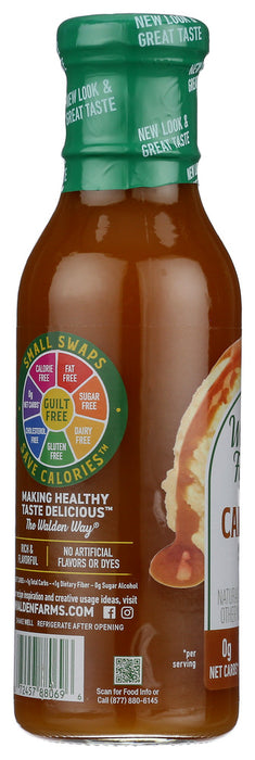 WALDEN FARMS: Calorie Free Caramel Syrup, Calorie, Sugar & Fat Free, 12 oz