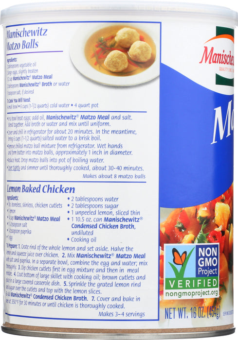 MANISCHEWITZ: Matzo Meal Daily Canister, 16 oz