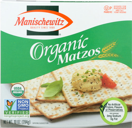 MANISCHEWITZ: Organic Matzos, 10 oz