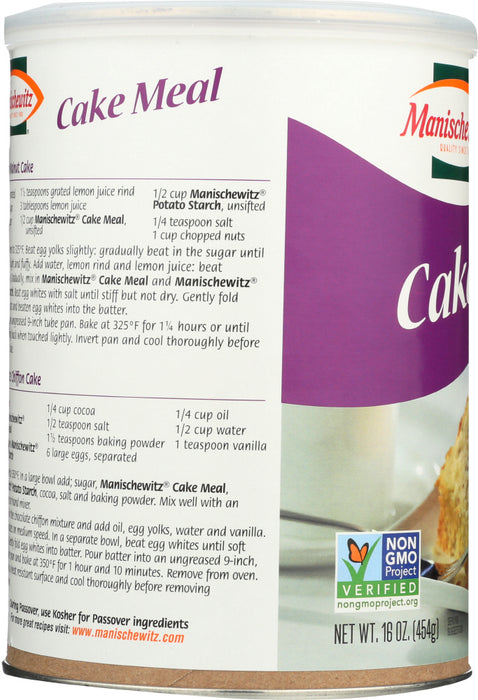 MANISCHEWITZ: Cake Meal Canister, 16 oz