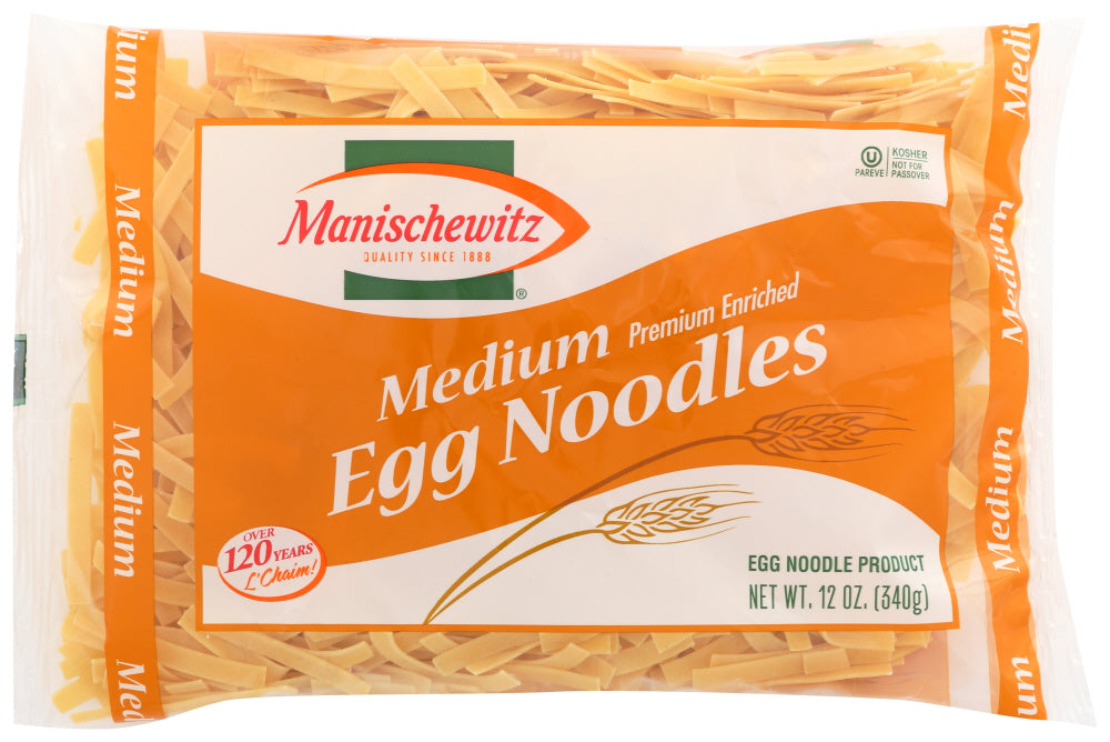 MANISCHEWITZ: Noodle Egg Medium, 12 oz