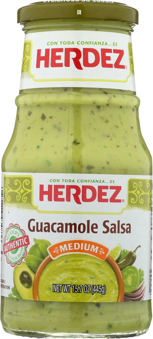 HERDEZ: Salsa Guacamole Medium, 15.7 oz