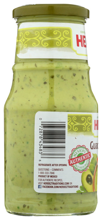 HERDEZ: Salsa Guacamole Medium, 15.7 oz