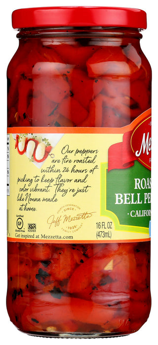 MEZZETTA: Deli-Sliced Roasted Bell Pepper Strips, 16 oz