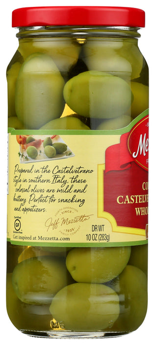 MEZZETTA: Castelvetrano Whole Olives, 10 oz