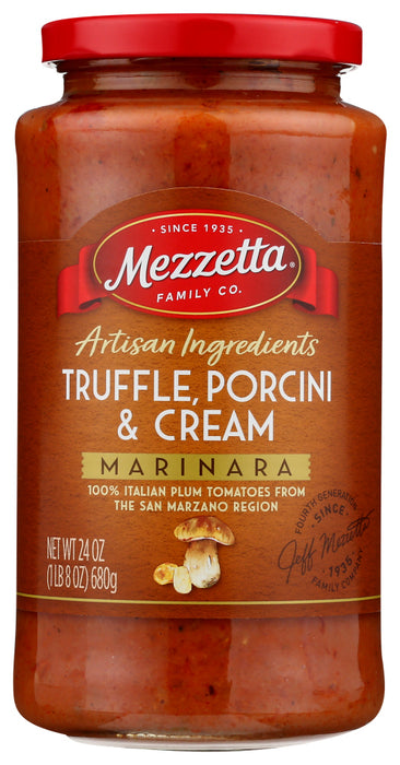 MEZZETTA: Truffle Porcini And Cream Marinara, 24 oz