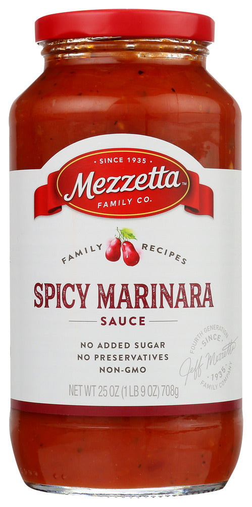 Mezzetta Arrabbiata Pasta Sauce is made in the traditional Italian way, wine is added to enhance taste and richness. Slow cooked in small batches, only all natural ingredients are used, such as imported plum tomatoes from Italys San Marzano region, fresh basil, fresh garlic, fresh onions, freshly chopped parsley, crushed chili peppers, imported Italian olive oil, sea salt and spices.