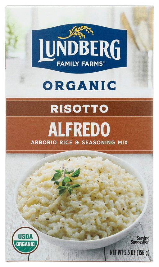 Description
Enjoy the world famous flavor of B&eacute;chamel sauce in this elegant Italian-style risotto. We created this delicious gourmet side dish by blending quality organic ingredients like Parmesan cheese, garlic, onion, and parsley with our creamy Arborio rice. You'll love how the individual kernels plump, creating a rich, creamy sauce while the rice grains remain separate and al dente.