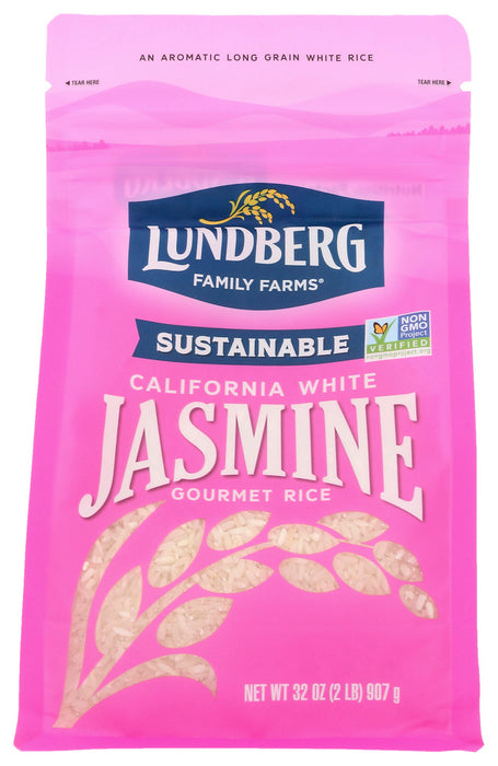 LUNDBERG: Gluten Free California White Jasmine Rice, 2 lb