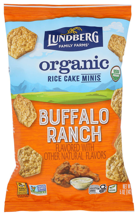 LUNDBERG: Rice Cakes Bufal Rch Mini, 5 oz