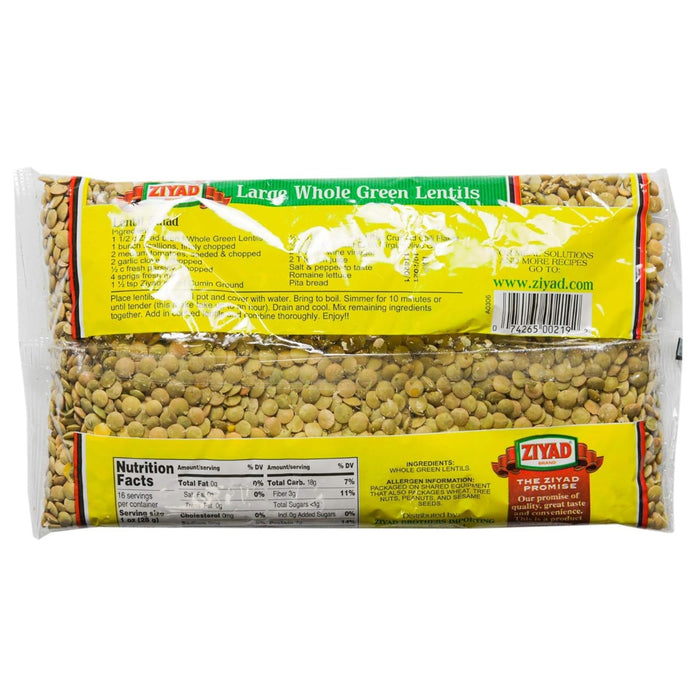 ZIYAD: Bean Lentil Whole, 16 oz