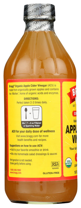 BRAGG: Apple Cider Vinegar, 16 oz