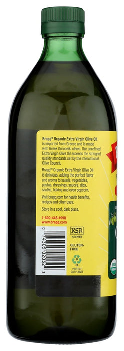 BRAGG: Organic Extra Virgin Olive Oil, 32 oz