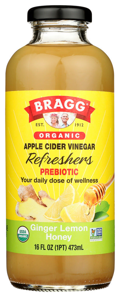 Our ready-to-drink prebiotic Bragg Organic Apple Cider Vinegar Refreshers feature a hand-picked selection of organic fruit juices, teas, and spices mixed with the gut-healthy, immune-boosting power of Bragg Organic Apple Cider Vinegar. Cheers to your good health!