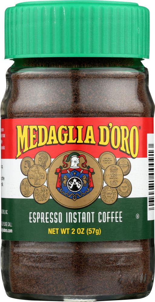 Description
You'll be whisked away in no time by this blend of imported espresso coffee. Specially prepared for that traditional espresso flavor, it's so easy to make&mdash;just add boiling water.