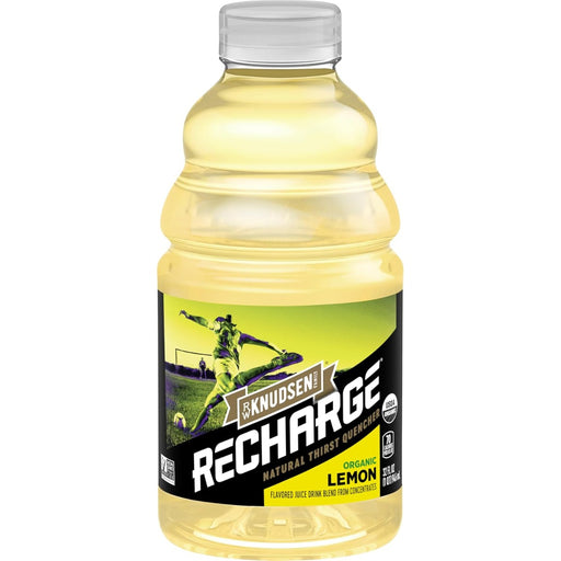 KNUDSEN: Juice Recharge Lemon Organic, 32 oz