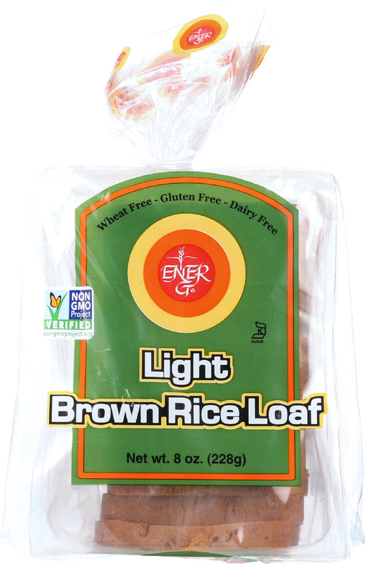 ENER-G FOODS: Light Brown Rice Loaf, 8 oz - No Brand For Less 