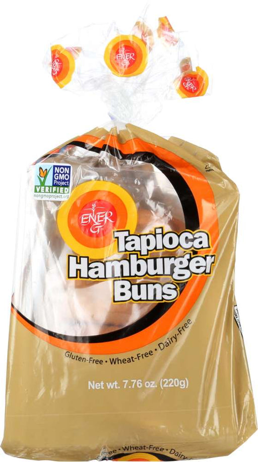 ENER-G FOODS: Tapioca Hamburger Buns, 7.7 oz - No Brand For Less 