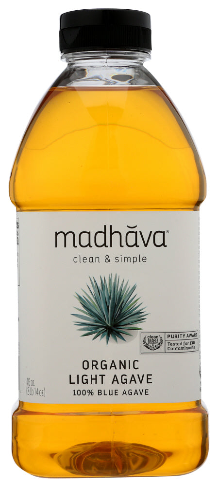 Replace corn syrup, brown rice syrup and molasses with low-glycemic MADHAVA agave nectar”it's a delicious agave sweetener for tea, coffee and recipes! Use agave as a sugar alternative to replace other syrups and sugars