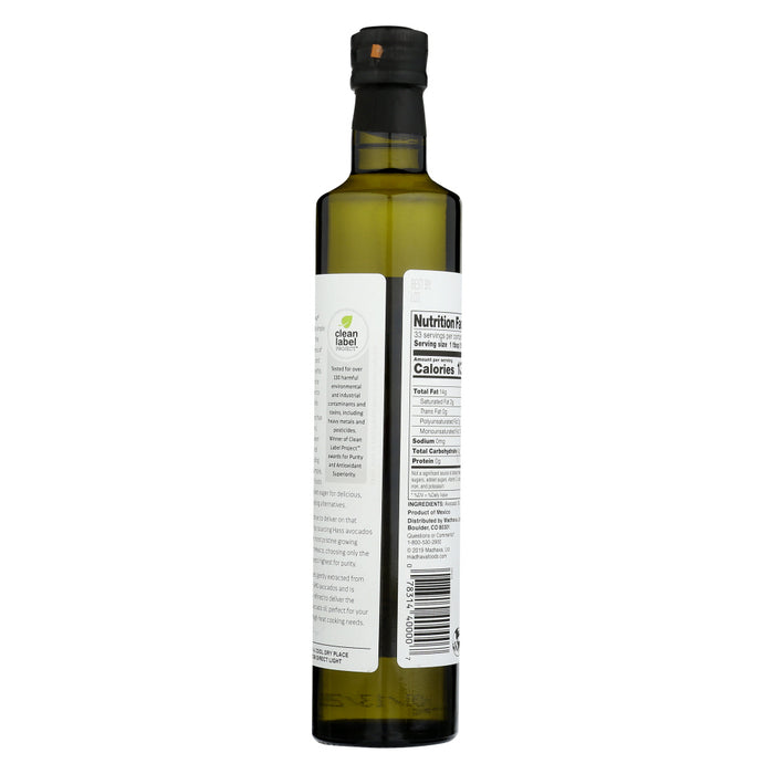 MADHAVA: Oil Avocado, 500 ml