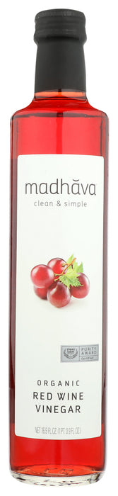 MADHAVA: Red Wine Vinegar, 500 ml