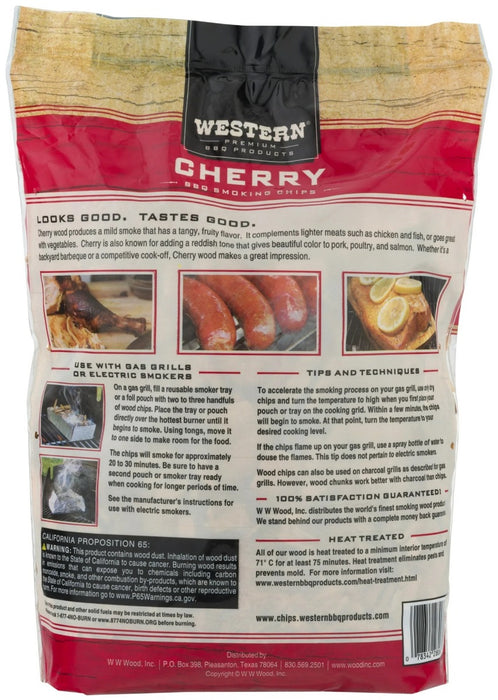 WESTERN: Cherry Bbq Smoking Chips, 2 lb