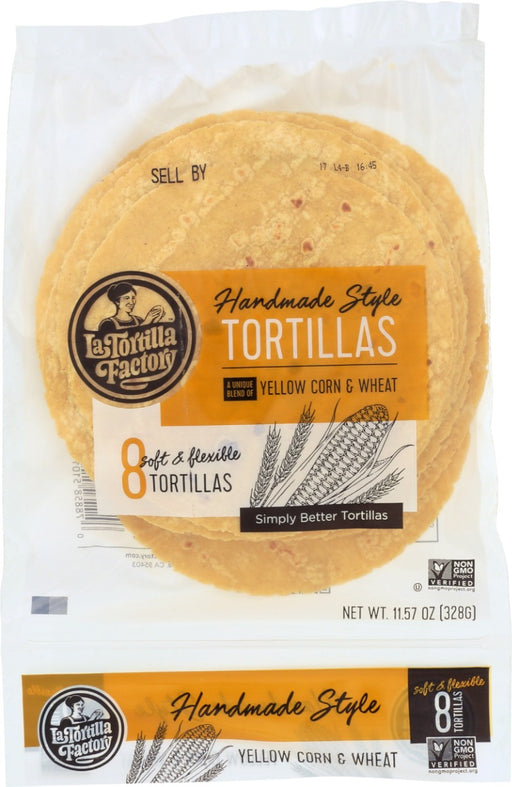 A unique blend of corn and wheat flour, each tortilla is packed with 14g of whole grain and contains absloutely no hydrogenated oils. These authentic tortillas offer delicious corn taste with a soft and flexible texture, and are perfect for fish tacos.