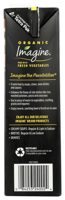 IMAGINE: Organic Low Sodium Vegetable Broth, 32 oz