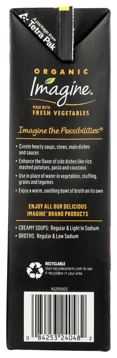 IMAGINE: Organic Vegetable Broth, 32 oz